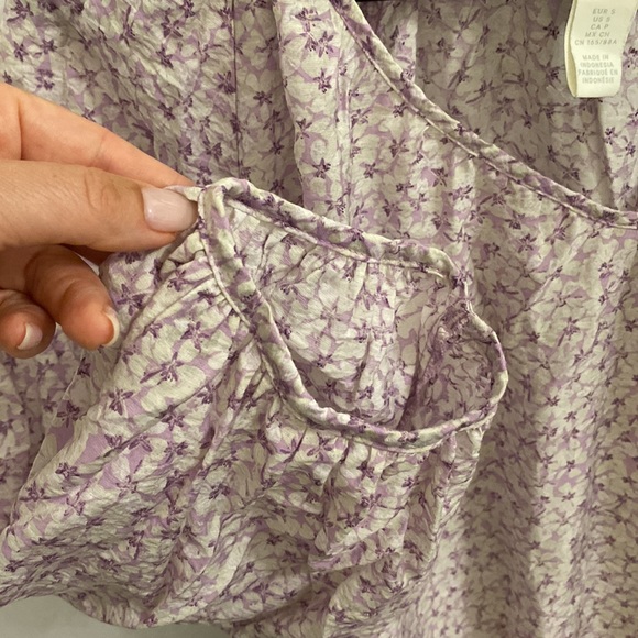 Floral purple/white sundress - Picture 3 of 8